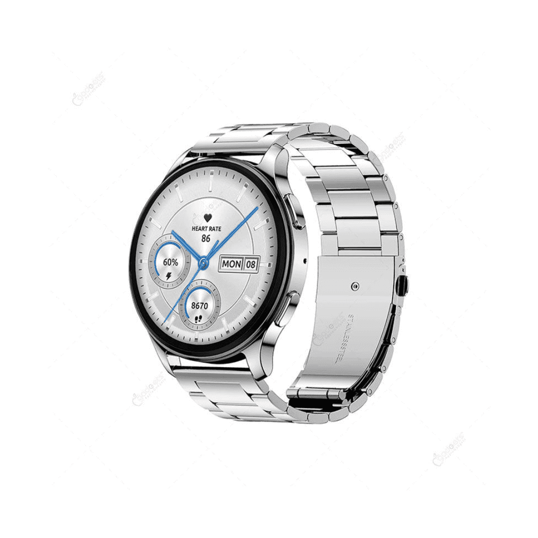 Amazfit Pop 3R Calling 1.43" HD AMOLED Smart Watch - Silver