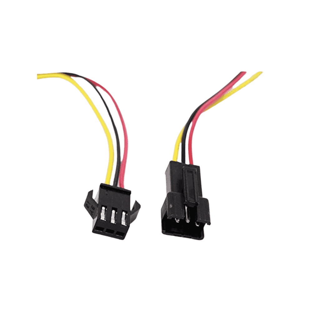 JST Connector 3 Pin Kit Male Female Lock Type Plug Connector 2.54mm