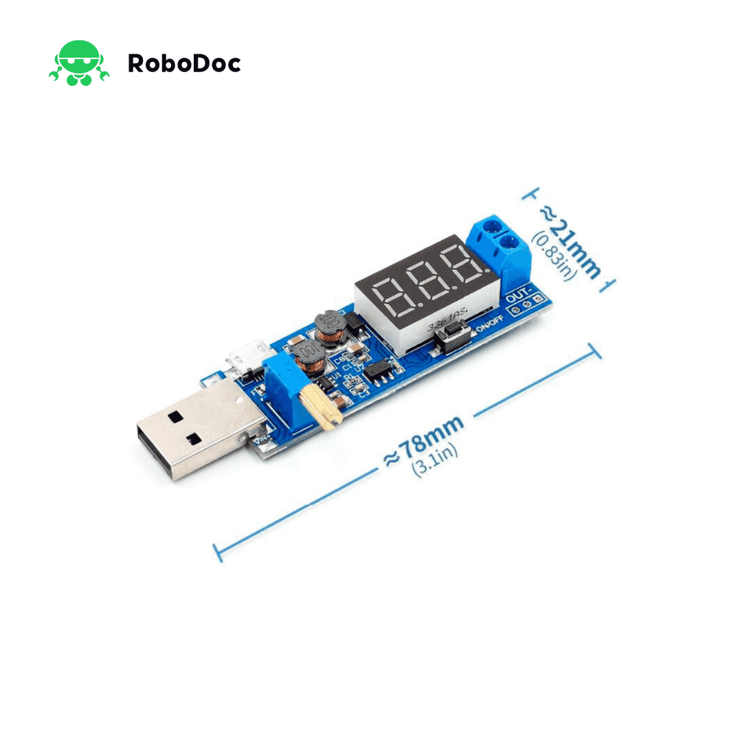 DC-DC 5V to 3.5V / 12V USB Step UP/Down Power Supply Module Adjustable Boost Buck Converter Out DC 1.2V-24V