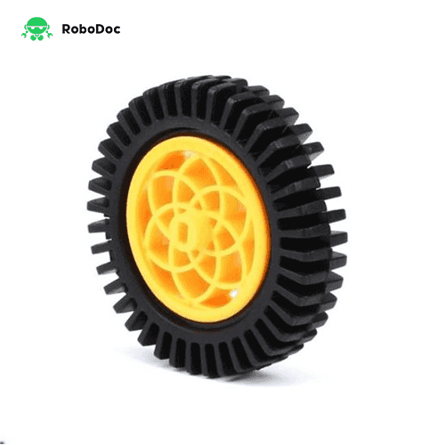 Servo Wheel with Thick Rubber Tire