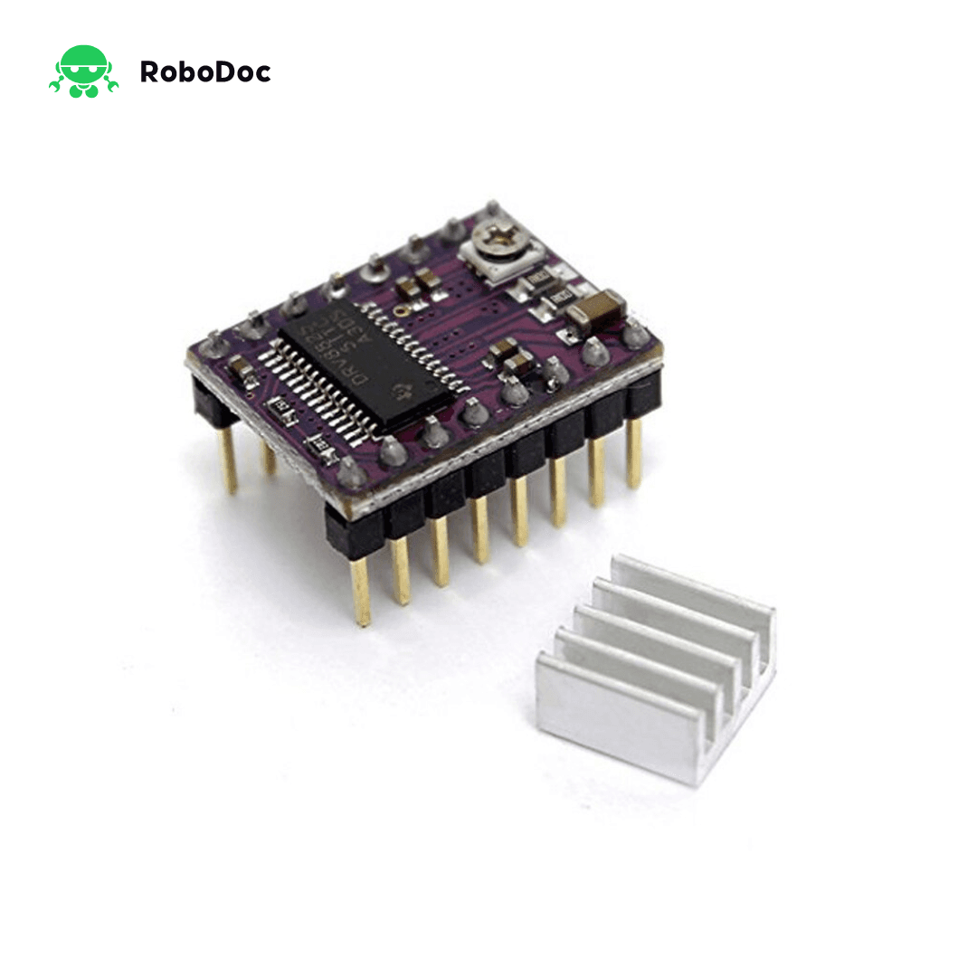 DRV8825 Purple Stepper Motor Driver with Heatsink