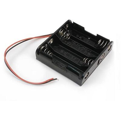 1.5V Battery Holder (4 Pieces AA)