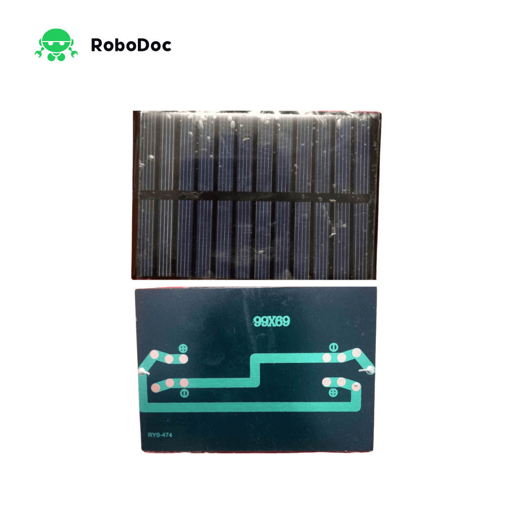 99x69mm DC 5V 0.75W 80mA Epoxy Polycrystalline Silicon Solar Panel