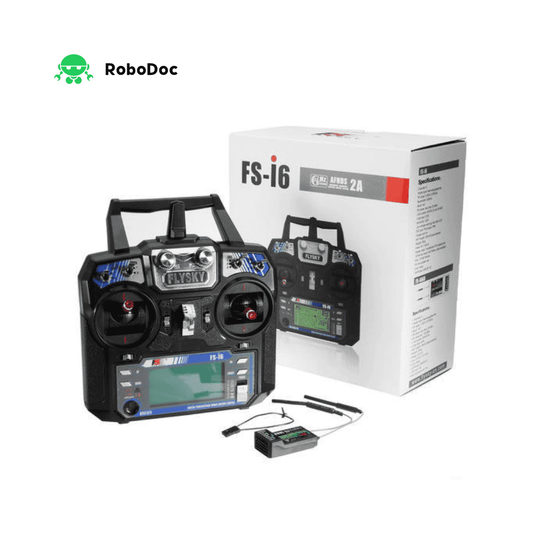 FlySky FS-i6 2.4G 6CH AFHDS RC Transmitter with FS-iA6 Receiver