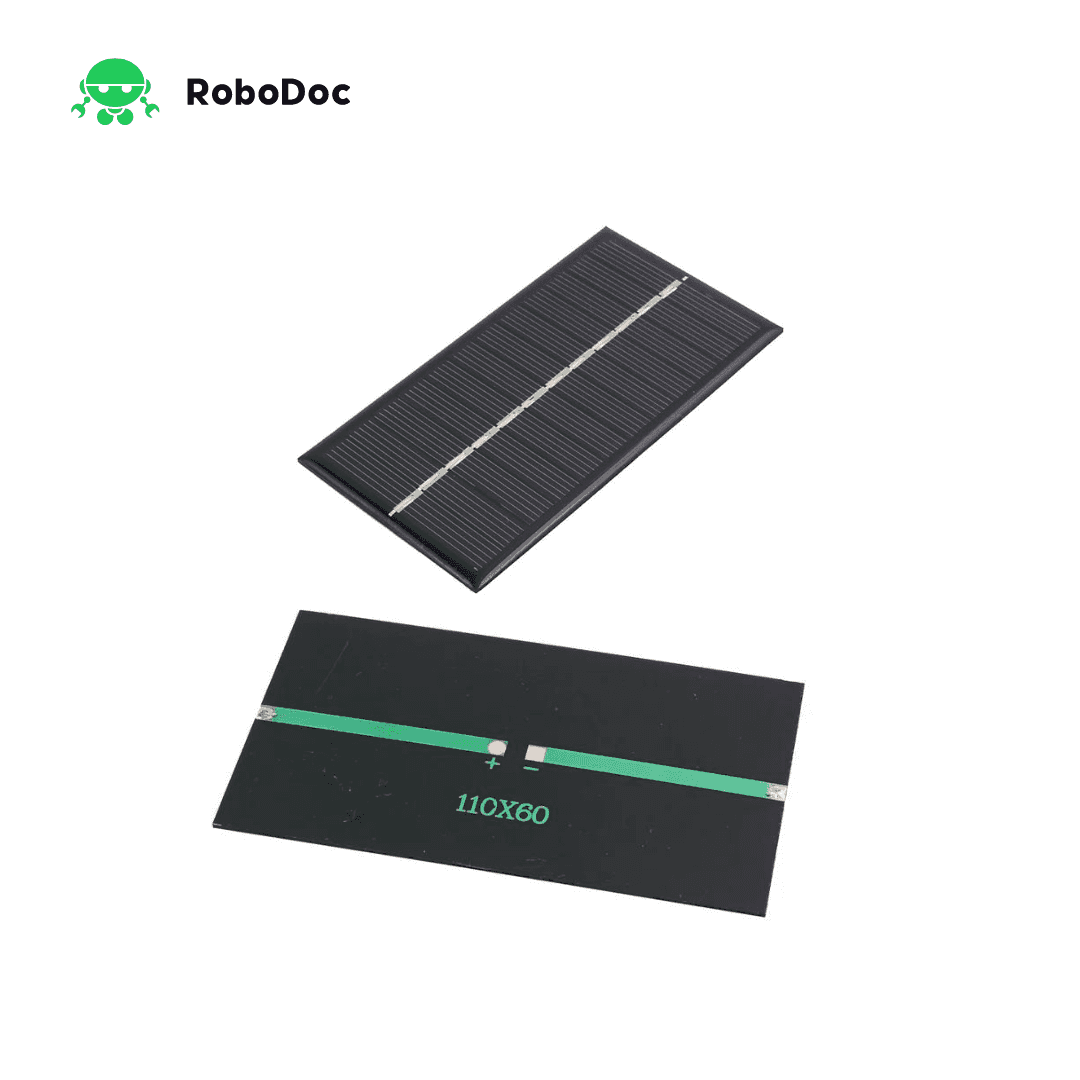 110mm x 60mm 1 Watt 6 Volt Polycrystalline Solar Panel Module