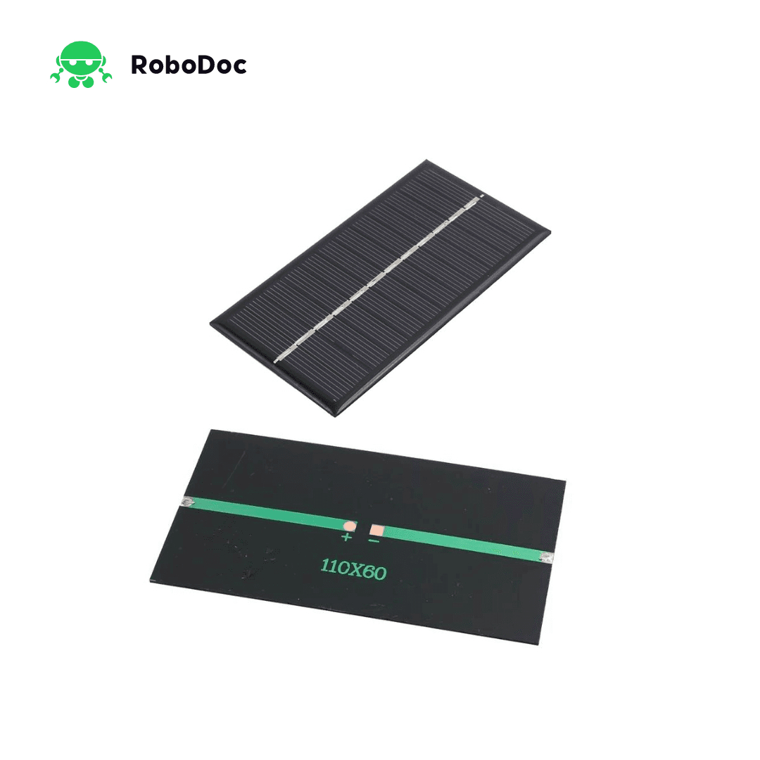 110mm x 60mm 1 Watt 6 Volt Polycrystalline Solar Panel Module